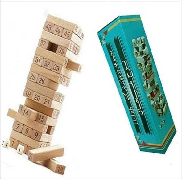 بازی فکری برداشتن چوب جنگا jenga