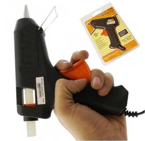 فروش دستگاه چسب حرارتی تفنگی سایز کوچک خوش دست به همراه یک عدد چسب