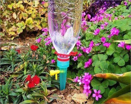 آب چکان قطره ای آبیاری گلدان طرح قیف - تصویر 3