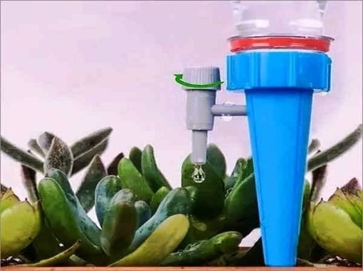 آب چکان قطره ای آبیاری گلدان طرح قیف - تصویر 4